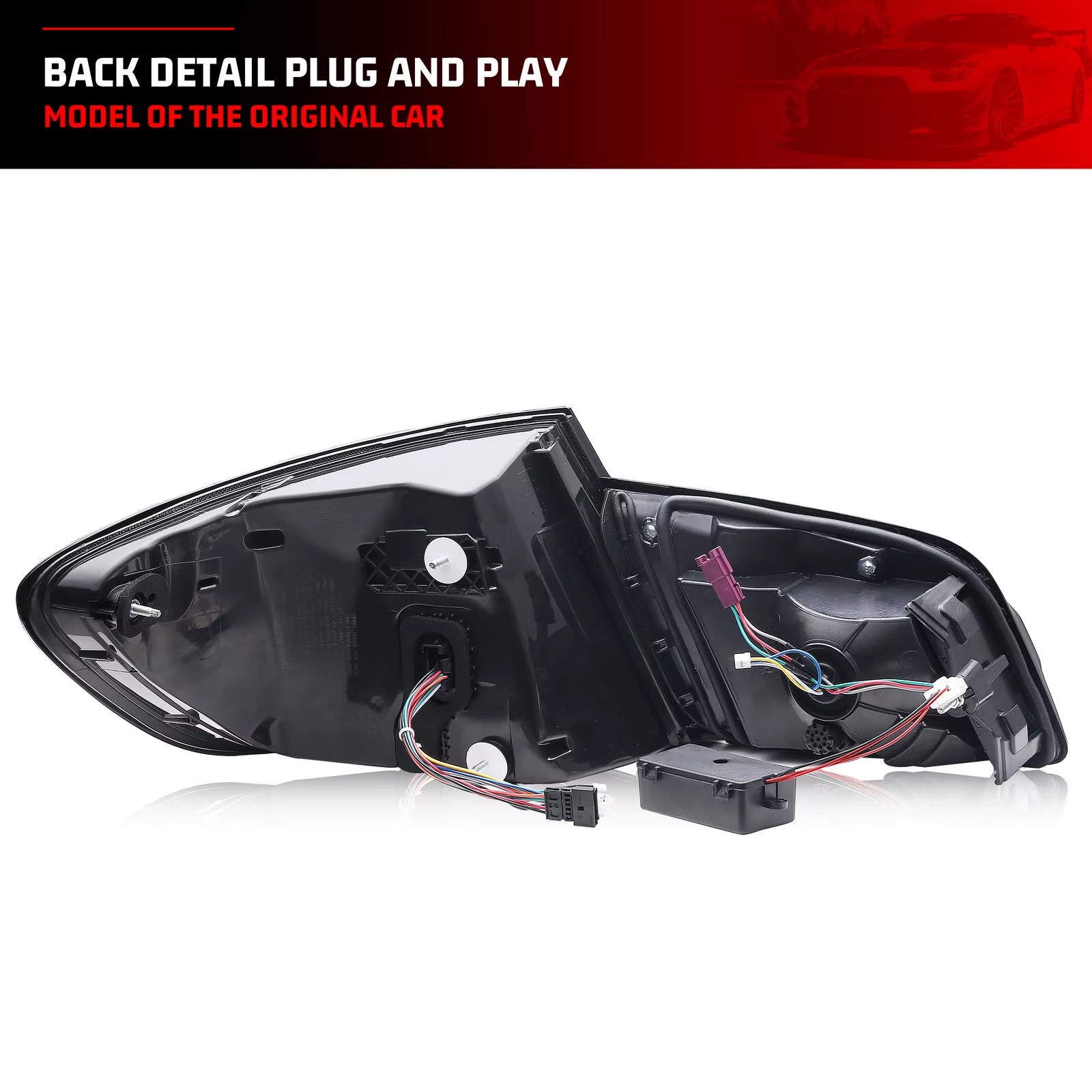 LED Tail Lights for BMW 5-Series F10 M5 2011-2016 Dynamic Animation Sequential Turn Signal Rear Lamps Assembly