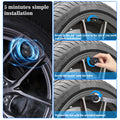 TPMS Solar Tire Pressure Sensor Car Tire Pressure Monitoring System with 4 Wheel Internal External Sensors TMPS