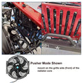 Universal 7/9/10/12/14/16 Inches 12V 80W 2100RPM Car Air Conditioning Electronic Radiator Cooling Fan Blade Electric Cool Kit