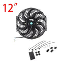 Universal 7/9/10/12/14/16 Inches 12V 80W 2100RPM Car Air Conditioning Electronic Radiator Cooling Fan Blade Electric Cool Kit