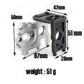 Universal 1/8 off Road Car Metal Motor Mount Holder for 1:8 Scale RC Off-Road Car Kyosho MP10 HSP FS ZD Hobao Upgrade Parts
