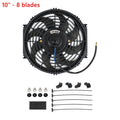 Universal 7/9/10/12/14/16 Inches 12V 80W 2100RPM Car Air Conditioning Electronic Radiator Cooling Fan Blade Electric Cool Kit