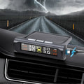 TPMS Solar Tire Pressure Sensor Car Tire Pressure Monitoring System with 4 Wheel Internal External Sensors TMPS