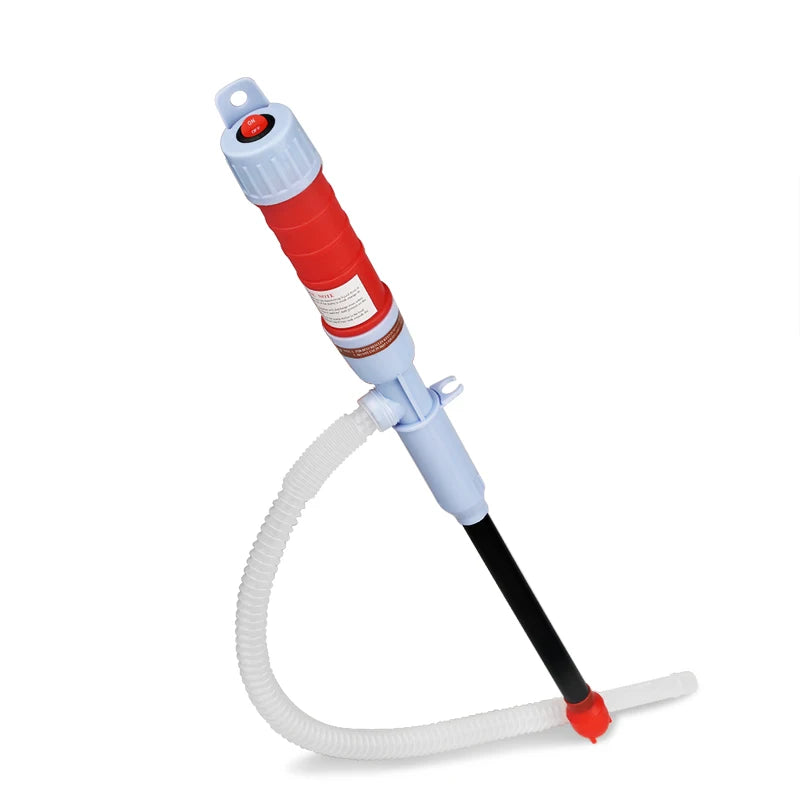 1Pc Electric Oil Pump Siphon Liquid Transfer Pump Handheld Pump Battery Operated Water Gas Tools Portable Car Siphon Petrol Fuel