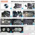 Pair 0DE 0GC DQ380 DQ381 DQ500 Transmission Pressure Sensor Control Unit TCM TCU 725.0 for Audi Q3 VW Scirocco Tiguan
