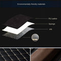 Kcimo 5Pcs Car Floor Mats Universal PU Leather Waterproof Auto Foot Pad Protector Automobile Interior Car Interior Accessories