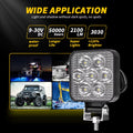 LED Motorcycle Headlight Offroad Truck Driving 21W Spotlights Fog Lights Universal Motorbike Auxiliary 6500K LED Driving Lamp